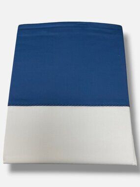 Drouault Paris Blue/White Clair Obscur Flat Sheet, King Size